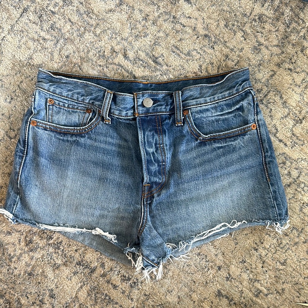 Classic Blue Denim Women's Shorts